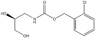 (S)-2-chlorobenzyl 2,3-dihydroxypropylcarbamate Structure