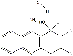  9-Amino-1,2,3,4-tetrahydroacridin-1-ol-d3 Hydrochloride