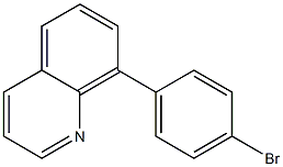 8-(4-bromophenyl)quinoline Struktur