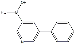 5-phenylpyridin-3-ylboronic acid Struktur