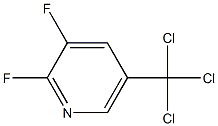 2,3-二氟-5-三氯甲基吡啶,1822662-53-2,结构式
