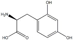 2,4-二羟基苯丙氨酸, , 结构式