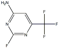 2-fluoro-6-trifluoromethyl-pyrimidin-4-ylamine Struktur