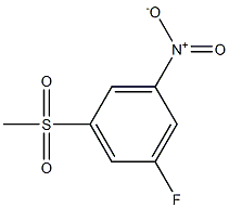 1-fluoro-3-(methylsulfonyl)-5-nitrobenzene Structure