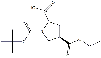 (2S,4R)-1-(tert-butoxycarbonyl)-4-(ethoxycarbonyl)pyrrolidine-2-carboxylic acid