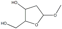 2-(hydroxymethyl)-5-methoxytetrahydrofuran-3-ol Structure