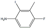 4-fluoro-2-iodo-3-methylaniline Struktur