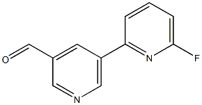 5-(6-fluoropyridin-2-yl)pyridine-3-carbaldehyde Structure