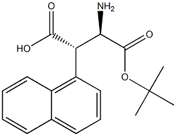 (R,S)-Boc-3-amino-2-(naphthalen-1-yl)-propionic acid Structure