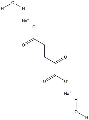 alpha-Ketoglutaric acid disodium salt dihydrate >=98.0% (dried material, NT) Struktur