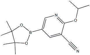2-isopropoxy-5-(4,4,5,5-tetramethyl-1,3,2-dioxaborolan-2-yl)pyridine-3-carbonitrile