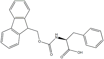 N-芴甲氧羰酰基-L-苯丙氨酸, , 结构式