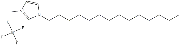 1-tetradecyl-3-methylimidazolium tetrafluoroborate Structure