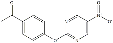 1-(4-(5-nitropyriMidin-2-yloxy)phenyl)ethanone Structure