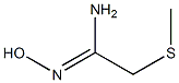 (1Z)-N'-Hydroxy-2-(methylthio)ethanimidamide 结构式