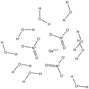 Gallium(III) Nitrate Nonahydrate, Lump 99.9% Structure