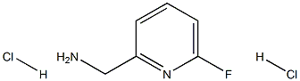 (6-Fluoropyridin-2-yl)methylamine dihydrochloride Struktur