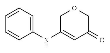 5-(phenylaMino)-2H-pyran-3(6H)-one Structure