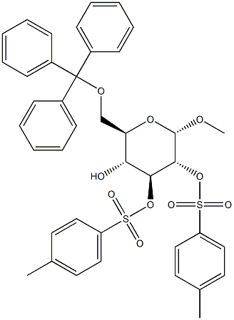 Methyl 2,3-di-O-p-toluenesulfonyl-6-O-trityl-a-D-glucopyranoside