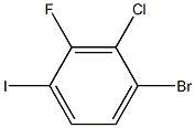 2-氟-3-氯-4-溴碘苯,,结构式