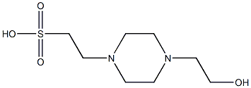 HEPES粉剂(1MOL/L,FREE ACID), , 结构式