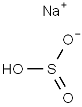 亚硫酸氢钠溶液(1%), , 结构式