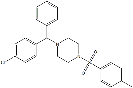 (-)-1-[1-(4-chlorophenyl)phenylmethyl]-4-[(4-methylphenylsulfonyl)]piperazine