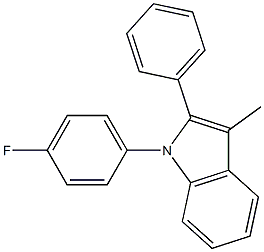 1-(4-fluorophenyl)-3-methyl-2-phenylindole|1-(4-氟苯基)-3-甲基-2-苯基吲哚