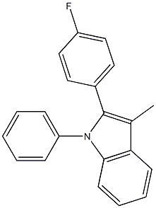  2-(4-氟苯)-3-甲基-1-苯基吲哚