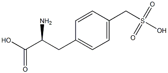 4-sulfomethyl-L-phenylalanine Struktur