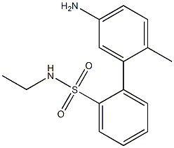 对氨基甲苯邻-(N-乙基)苯磺酰胺,,结构式