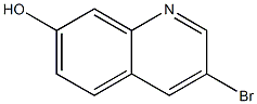 3-溴-7-羟基喹啉, , 结构式
