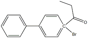 4-bromo-4-propionylbiphenyl Structure