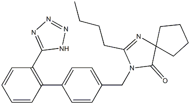 厄贝沙坦杂质2,,结构式