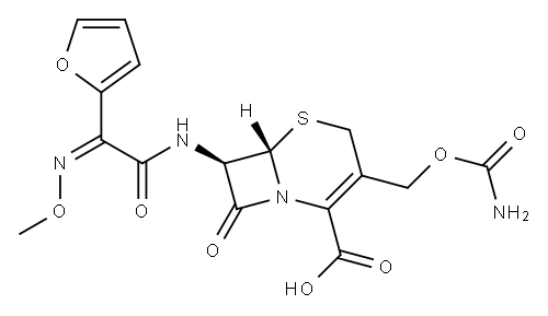 头孢呋辛杂质5, , 结构式