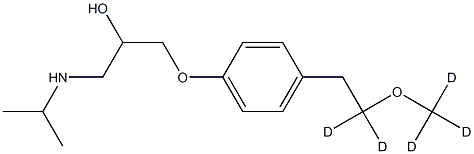 Metoprolol-D5 Structure