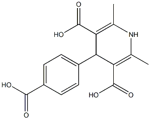 4-(4-carboxyphenyl)-2,6-dimethyl-1,4-dihydropyridine-3,5-dicarboxylic acid