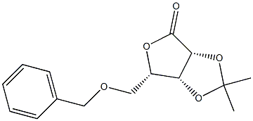 5-O-苄基-2,3-O-异亚丙基-L-来苏糖酸-1,4-内酯, , 结构式