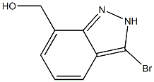 (3-Bromo-2H-indazol-7-yl)-methanol Struktur