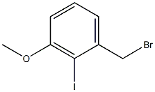 1-Bromomethyl-2-iodo-3-methoxy-benzene Struktur