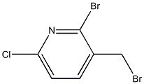 2-Bromo-3-bromomethyl-6-chloro-pyridine Struktur