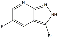 3-Bromo-5-fluoro-2H-pyrazolo[3,4-b]pyridine Struktur