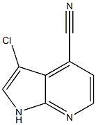 3-Chloro-1H-pyrrolo[2,3-b]pyridine-4-carbonitrile Structure