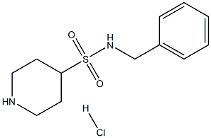 N-benzylpiperidine-4-sulfonamide hydrochloride 结构式