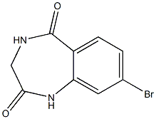 8-bromo-3,4-dihydro-1H-benzo[e][1,4]diazepine-2,5-dione Structure