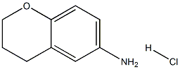 3,4-DIHYDRO-2H-1-BENZOPYRAN-6-AMINE HYDROCHLORIDE Structure