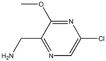 (5-Chloro-3-methoxy-pyrazin-2-yl)-methyl-amine Struktur