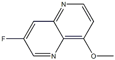 3-Fluoro-8-methoxy-[1,5]naphthyridine Struktur