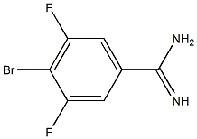 4-Bromo-3,5-difluoro-benzamidine Struktur