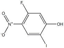 5-Fluoro-2-iodo-4-nitro-phenol Structure